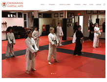 Tablet Screenshot of okinawanmartialarts.com